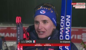 Simon : «On est dans le game» - Biathlon - CM (F)