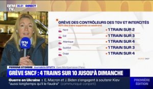 Grève SNCF: 60% des TGV et Intercités sont annulés jusqu'à dimanche
