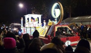 Le passage de Saint-Nicolas lors du défilé de Nancy