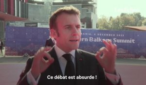 Coupures d’électricité : «  Ce débat est absurde » , s’emporte Emmanuel Macron