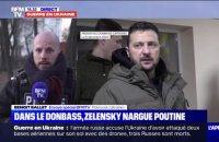 Volodymyr Zelensky: une visite symbolique dans le Donbass