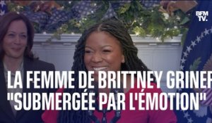 Libération de Brittney Griner: la femme de la basketteuse "submergée par l'émotion"
