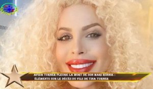Afida Turner pleure la mort de son mari Ronnie :  éléments sur le décès du fils de Tina Turner