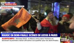 Maroc en demi-finale de la Coupe du monde: les Champs-Élysées en rouge et vert