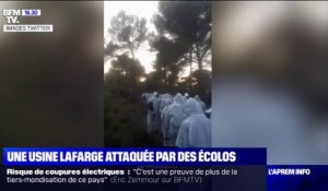 Des militants écologistes sabotent une usine du cimentier Lafarge dans les Bouches-du-Rhône