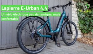 Test Lapierre E-Urban 4.4 : un vélo électrique peu dynamique, mais confortable