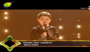 Eurovision Junior : Lissandro se  après sa victoire