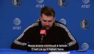 Mavericks - Doncic : "Dort ? C'est un grand défenseur"