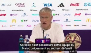 France - Deschamps : "Le Maroc ne serait pas là sans ses qualités offensives"