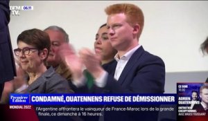 Condamné pour violences conjugales, Adrien Quatennens refuse de démissionner