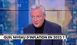Bruno Le Maire : «L’inflation restera à un niveau très élevé»