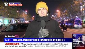 France-Maroc: important dispositif policier déployé sur les Champs-Élysées
