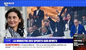 "Il y a un temps pour tout": la ministre des Sports réagit au déplacement d'Emmanuel Macron pour France-Maroc