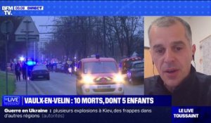 Incendie à Vaulx-en-Velin: "Toutes les opérations de nuit deviennent plus complexes", affirme le commandant Geoffrey Casu