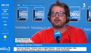 Anthony Castaing - Maire de Pomport dans le 7/7 de France Bleu Périgord