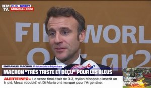 Emmanuel Macron, à propos de Kylian Mbappé: "C'est un très grand joueur"