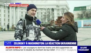 Avec la visite de Zelensky à Washington "Les États-Unis donnent l'exemple aux autres pays pour fournir à l'Ukraine tout ce dont elle a besoin en termes d'armes", estime cet Ukrainien