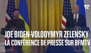 Joe Biden-Volodymyr Zelensky: retrouvez la conférence de presse commune en intégralité