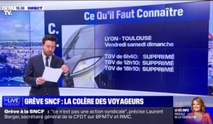 Grève SNCF: les prévisions de trafic pour ce week-end de Noël