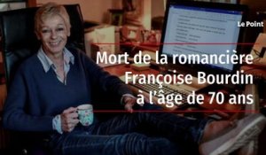 Mort de la romancière Françoise Bourdin à l’âge de 70 ans