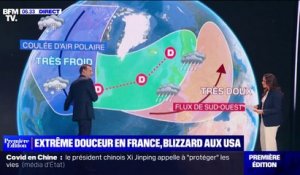 Climat: l'extrême douceur cette semaine en France et le "blizzard du siècle" aux États-Unis sont-ils liés ?