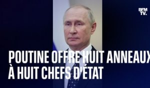 Huit anneaux pour huit chefs d'Etat : Vladimir Poutine invoque "