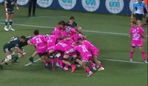 TOP 14 - Essai de Lucas PEYRESBLANQUES (SFP) - Stade Français Paris - Section Paloise