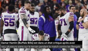 Bills - Hamlin dans un état critique après s'être effondré sur le terrain