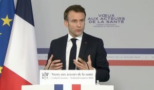 EN DIRECT | Les vœux de Macron aux acteurs de la santé