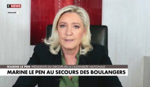 Le message de Marine Le Pen aux boulangers - Regardez