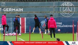 Replay : 15 minutes d'entraînement avant Chateauroux - Paris Saint-Germain
