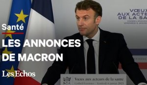 Plan santé : ce qu'il faut retenir des annonces d'Emmanuel Macron