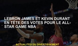 LeBron James et Kevin lors des votes pour le jeu All-Star NBA