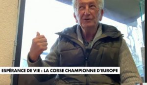 Jacques Moneglia : «En Corse, les gens travaillent, même après la retraite, les gens s’activent, ils ont besoin de bouger. En plus, on a une bonne alimentation»