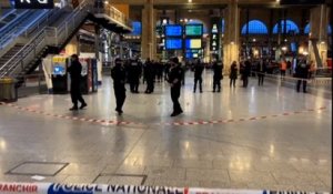 Gare du Nord : des policiers maîtrisent un homme qui avait fait 6 blessés à l'arme blanche