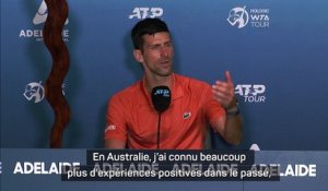 Adélaïde - Djokovic : "J'ai même discuté avec des kangourous"