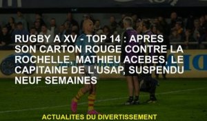 Rugby à XV - Top 14: Après son carton rouge contre La Rochelle, Mathieu Acebes, le capitaine de l'US