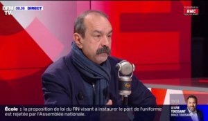 Philippe Martinez: "Le 19 janvier, il faut des millions de personnes en grève et dans la rue"