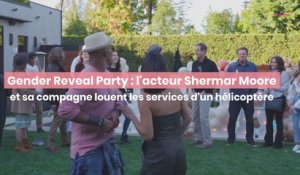 Gender Reveal : l’acteur Shermar Moore et sa compagne louent les services d’un hélicoptère