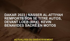 Dakar 2023Nasser al-Atiyah remporte son 5e titre de voitures, devant Loeb , Kevin Benavides Sacred i