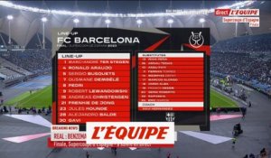 Cinq Français titulaires pour Real Madrid - Barcelone - Foot - ESP - Supercoupe