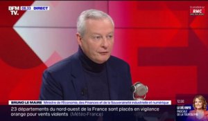 Pour Bruno Le Maire, l'indemnité carburant "est un effort important à destination de ceux qui travaillent"