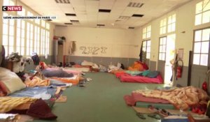 Paris : une école désaffectée squattée par des migrants