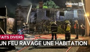 Incendie en pleine nuit à La Chapelle-Saint-Luc