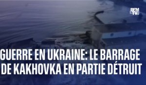 Guerre en Ukraine: le barrage hydroélectrique de Kakhovka en partie détruit après une explosion