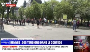Retraites: 5500 manifestants à Rennes selon la police