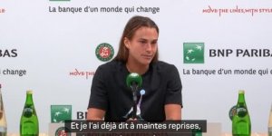 Roland-Garros - Sabalenka : "Je ne soutiens pas la guerre"