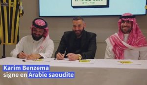 Foot: Benzema signe au club saoudien d'Al-Ittihad et arrive à Jeddah