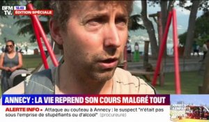Attaque au couteau à Annecy: "On ne pense pas que ça peut arriver ici", explique un habitant