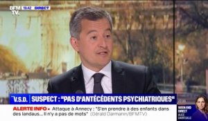 Attaque à Annecy: Gérald Darmanin invite à réfléchir à un "asile européen"